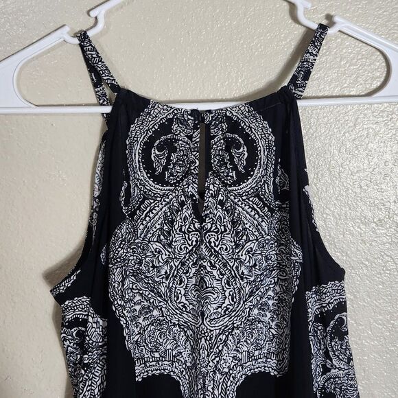 I-N-C International Concepts Top Size S Dress Top Black and White - Picture 7 of 14